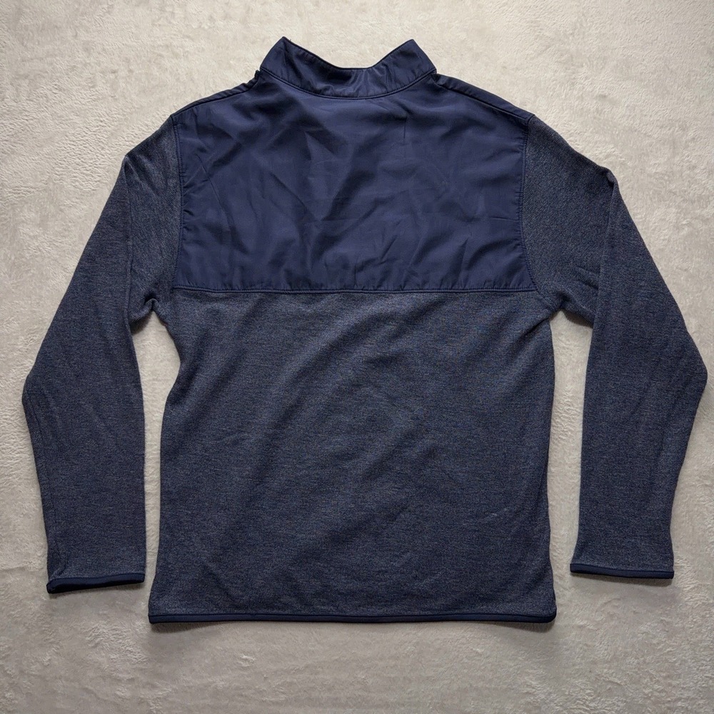 UNC North Carolina Tar Heels Jacket Mens M Blue Pullover NCAA Embroidered Snap - Picture 7 of 11